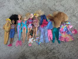 Barbiepuppen inkl. Kleider und Accessoirs
