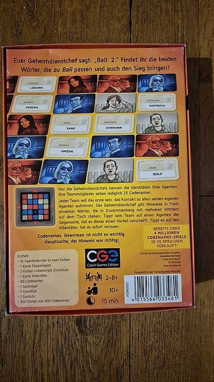 Giochi: Codenames -Gesellschaftsspiel – Usato da Sevelen venduto da SSinaWWieland 1