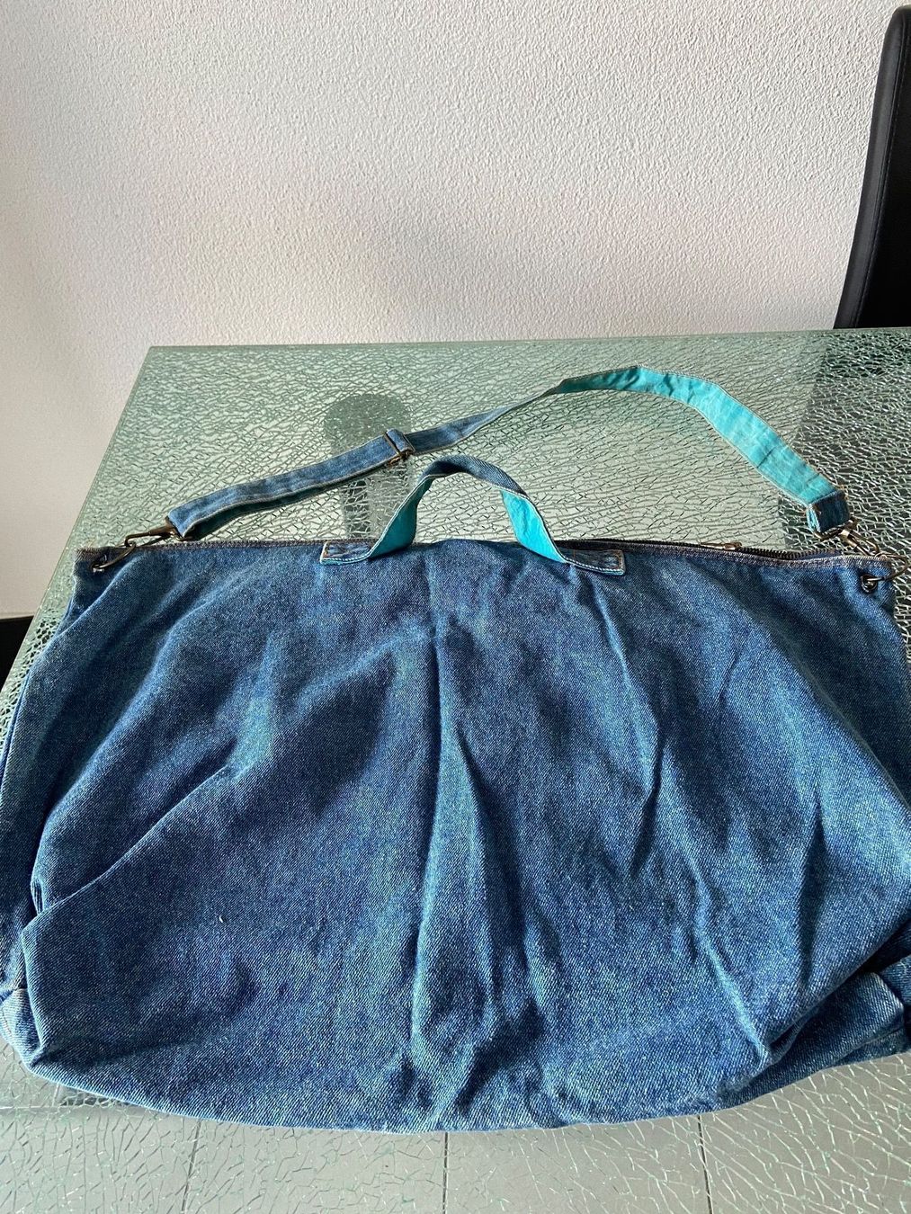 Borse da donna: Grosse leichte Jeans Reisetasche viaggio – Nuovo (secondo la descrizione) da Oftringen venduto da andrax 1