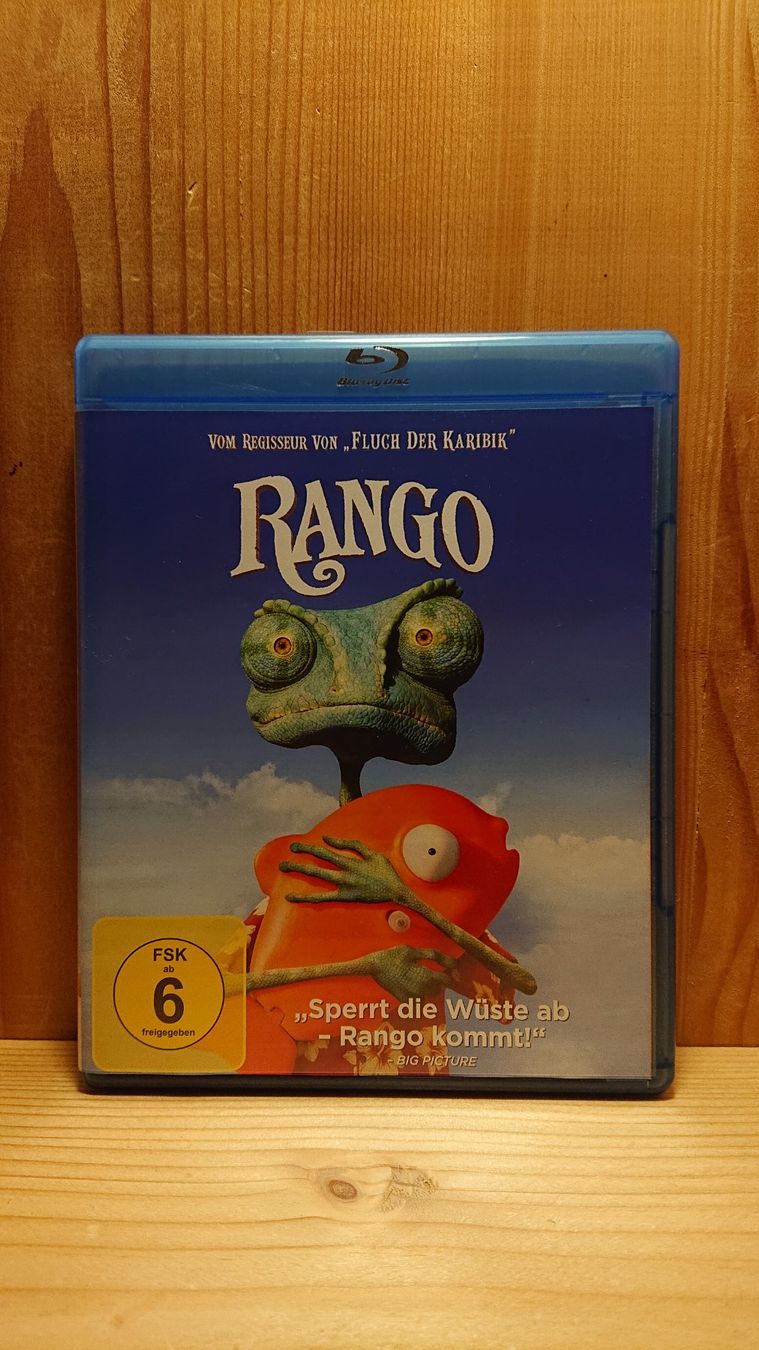Tutti i DVDs: RANGO Sperrt die Wüste ab... Rango kommt! Blu-Ray – Usato da Wilderswil venduto da Exebub