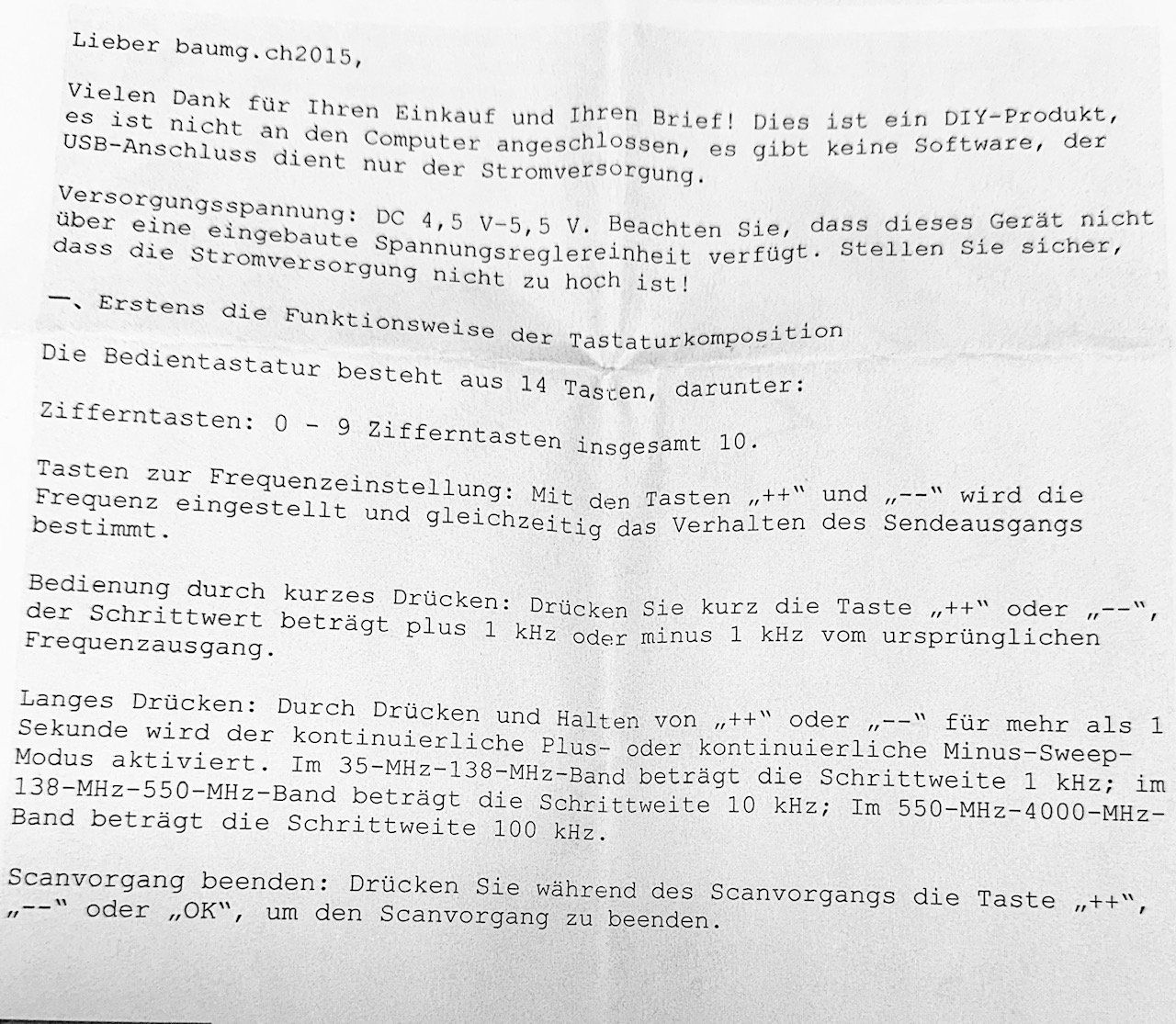 Stromgeneratoren: Frequenz-Generator – Gebraucht aus Villmergen von Werny1 3