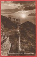 Stanserhorn - Bahn im Sonnenuntergang - 1921