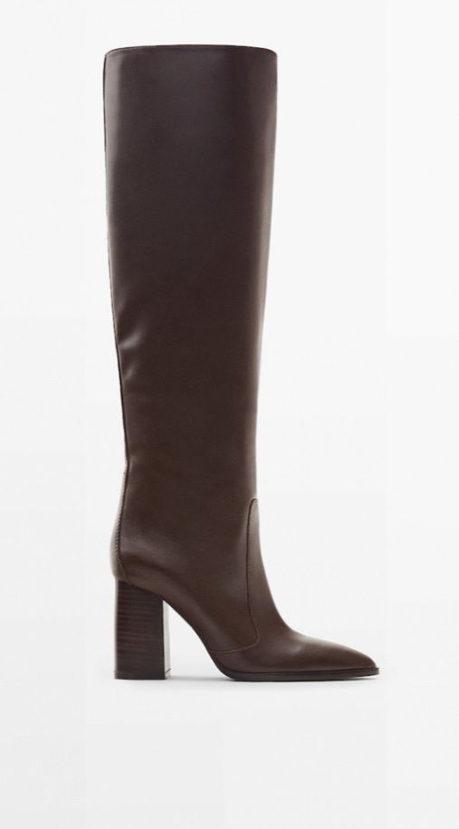 Massimo Dutti Scarpe da donna: Bottes Massimo Dutti - cuir brun - pointure 41 - NEUVES – Nuovo e nell'imballaggio originale da Nyon venduto da ikel78