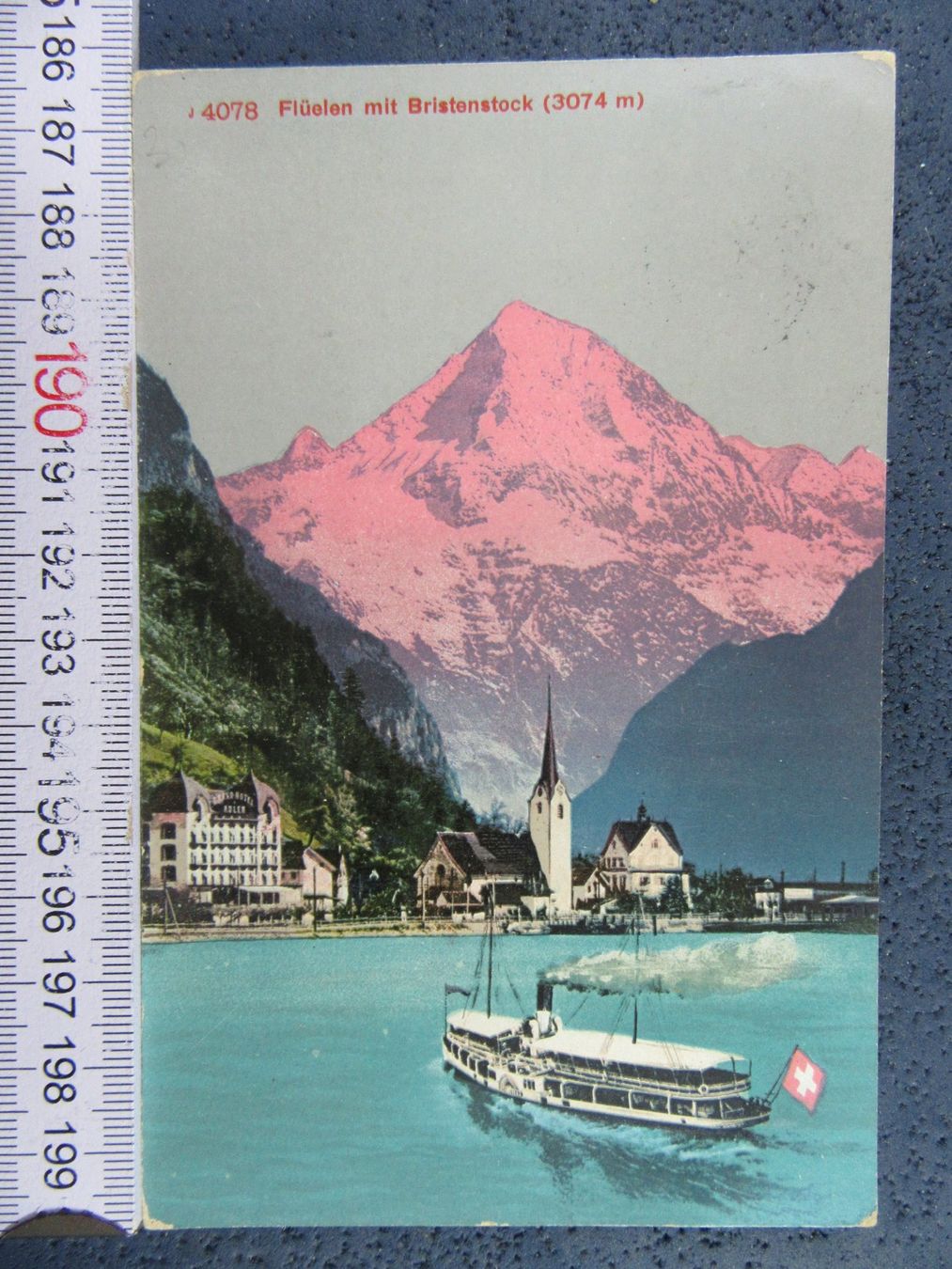 Cartoline postali: FLÜELEN URI AK RADAMPFER 1910 – Usato da Ettingen venduto da Hausi4711