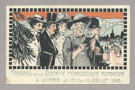 ST.IMIER, CONGRÈS SOCIÉTÉ PÉDAGOGIQUE 1910