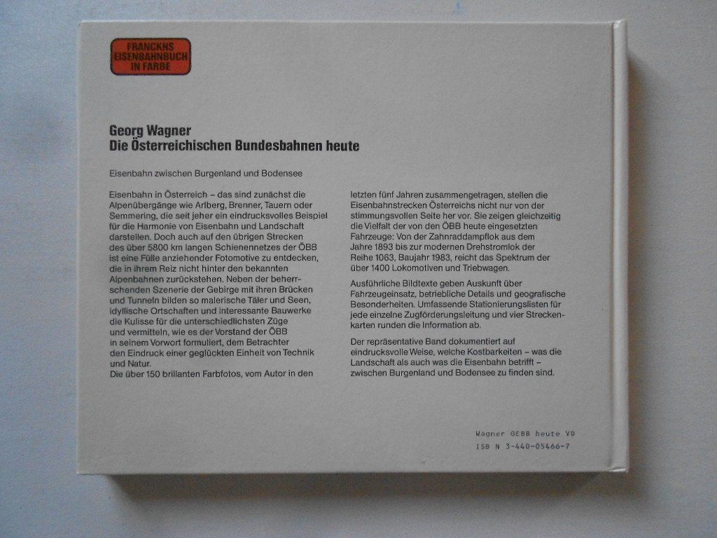 Bücher: DIE ÖBB HEUTE    ( AUTRICHE ) – Gebraucht aus Bex von Giorgiob 1