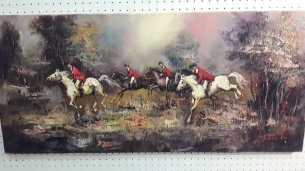 Tableaux: Conti "Fuchs Jagt" Gemälde – D'occasion à Zürich par Galerie-Kunst
