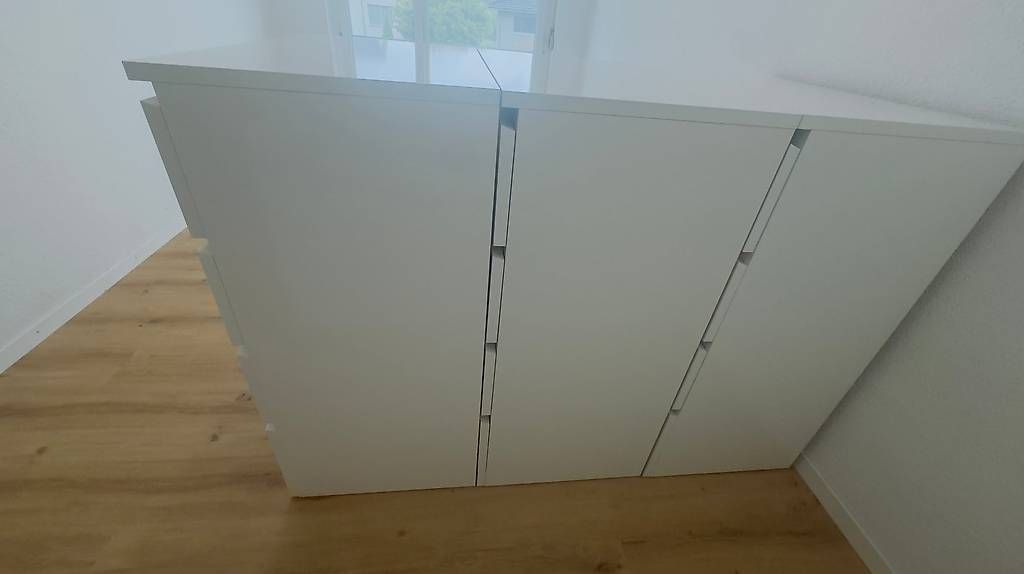 Commodes: Ikea Malm Kommode (Hochglanz Weiss) – D'occasion à Weinfelden par Seikatsu 2