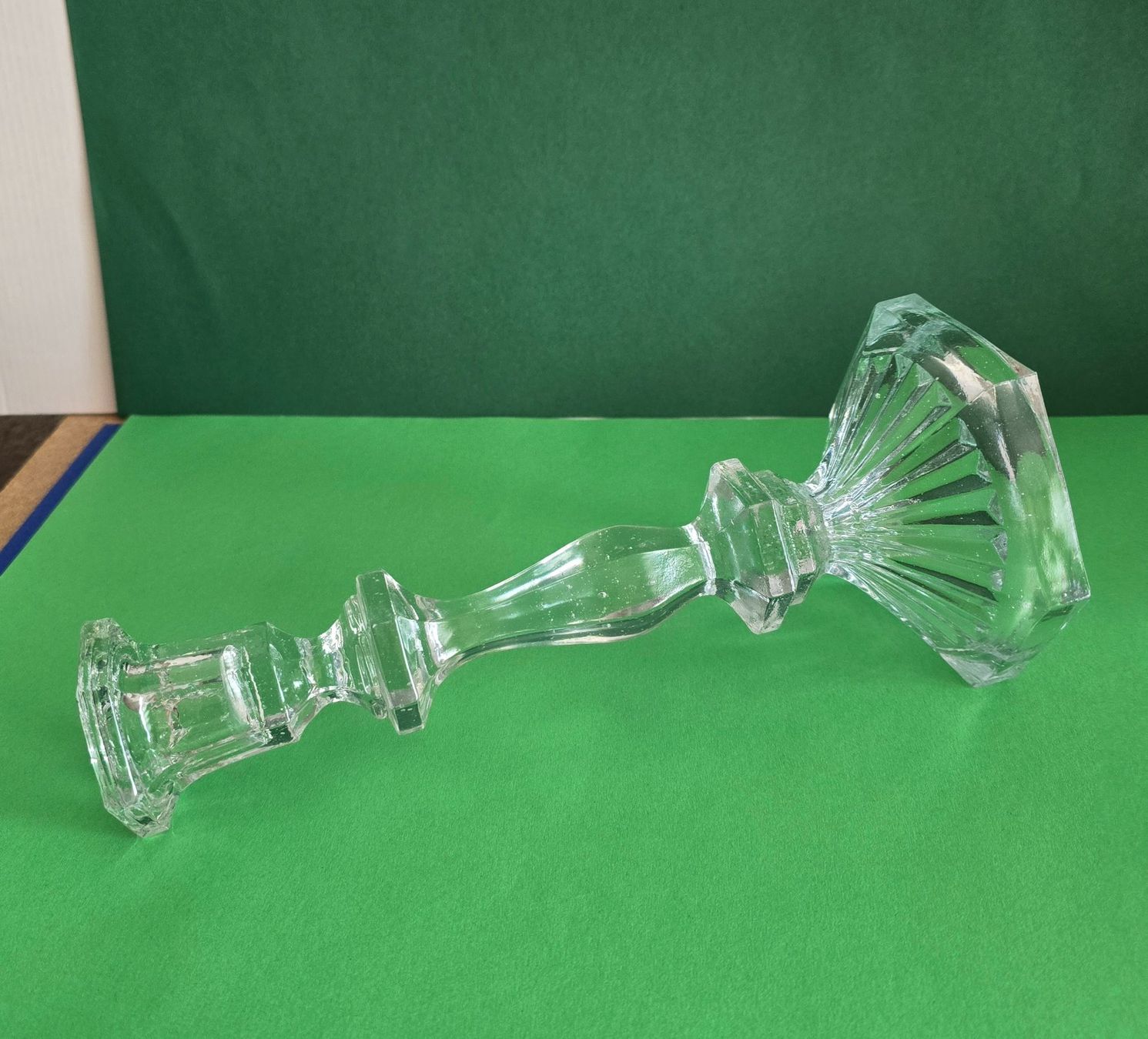Portacandele: Art Deco  antiker Kerzenständer Glas – Usato da Rheinau venduto da MakalekaAloha 4