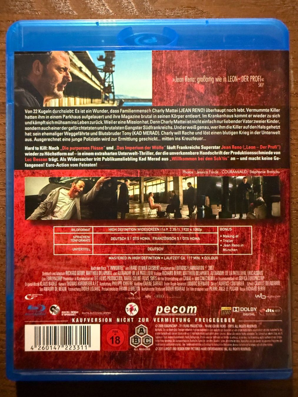 Tutti i DVDs: 22 Bullets – Usato da Zürich venduto da Blu-ray_ZH 1