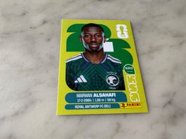 Panini FIFA Fussball WM 2026 Sticker Marwan Alsahafi KSA 15