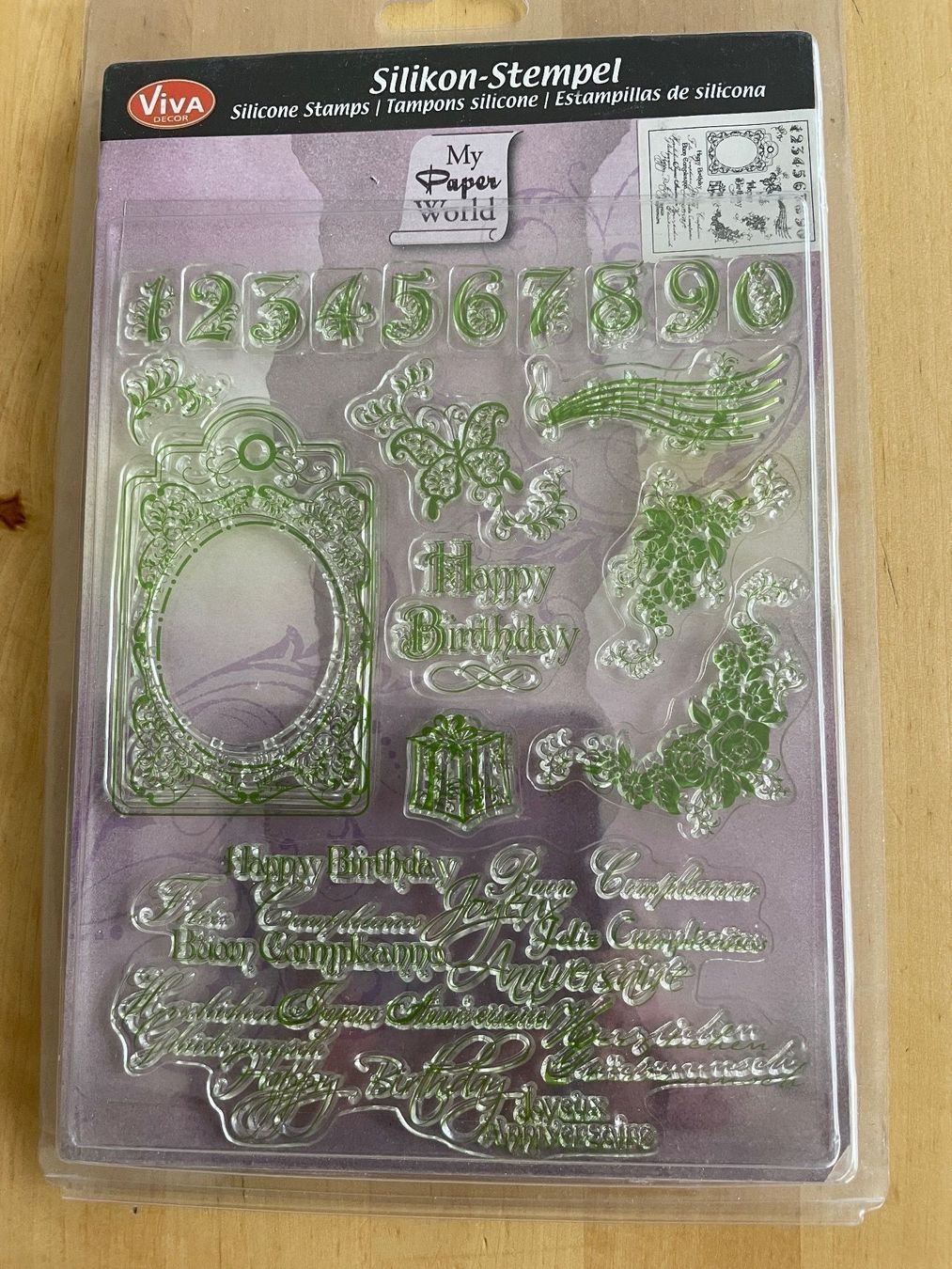 Timbri: Viva Decor Silikon Stempel Happy B' day – Nuovo e nell'imballaggio originale da Bern venduto da Zeiseli