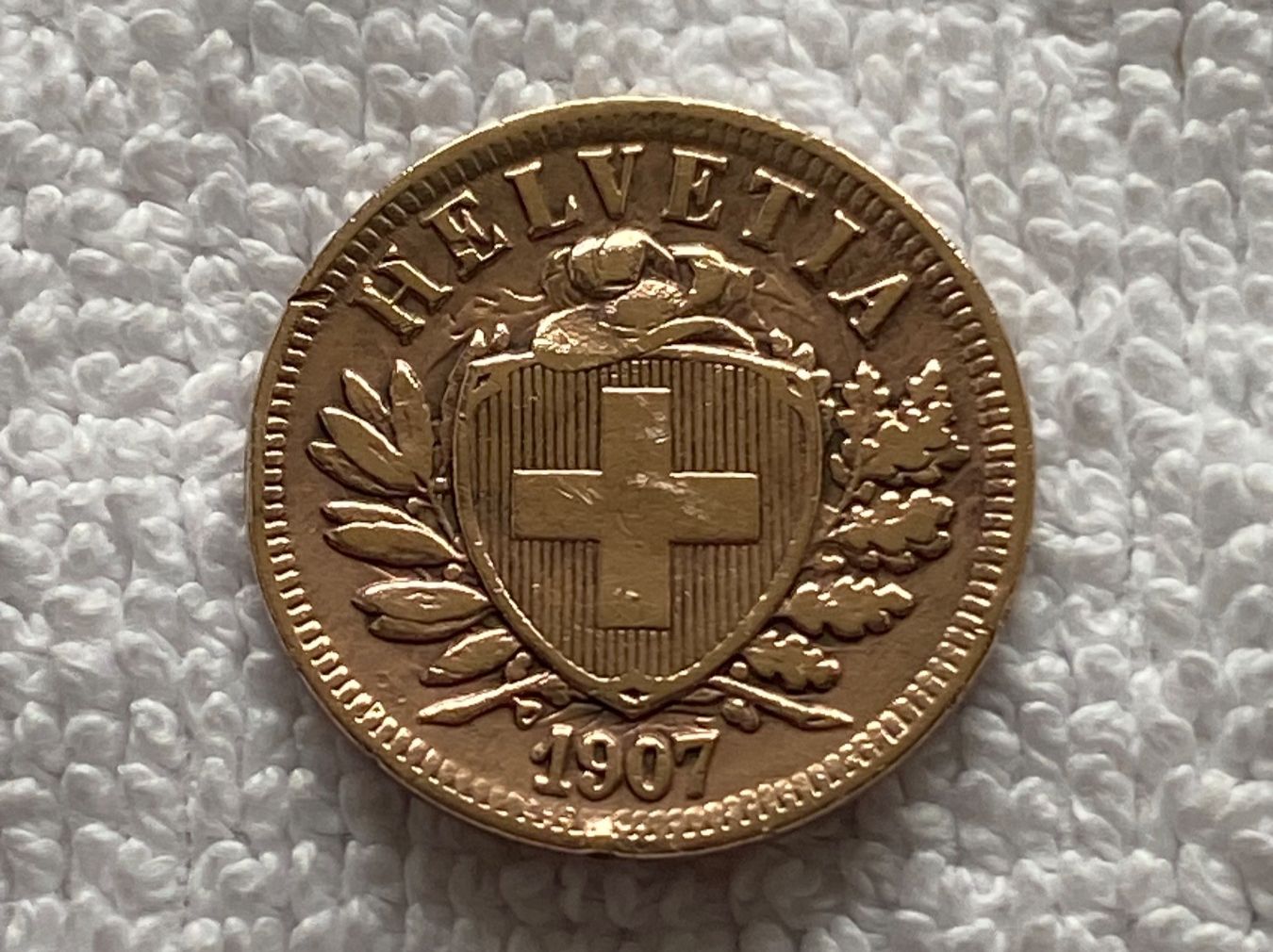 Tutti le monete: 2 centimes/rappen 1907 – Usato da Nyon venduto da Ilmi09