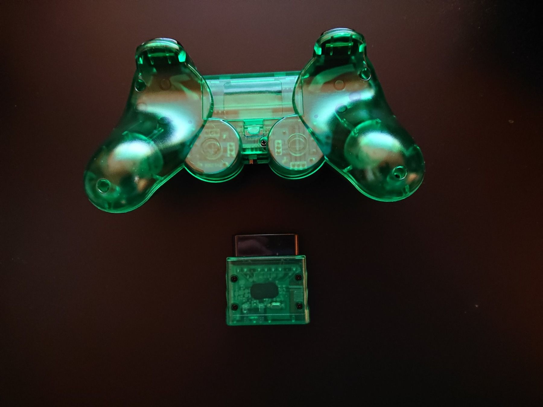 Controller: NEU - Playstation 2 PS2 - Wireless Controller - Grün Green – Neu und originalverpackt aus Liestal von  1