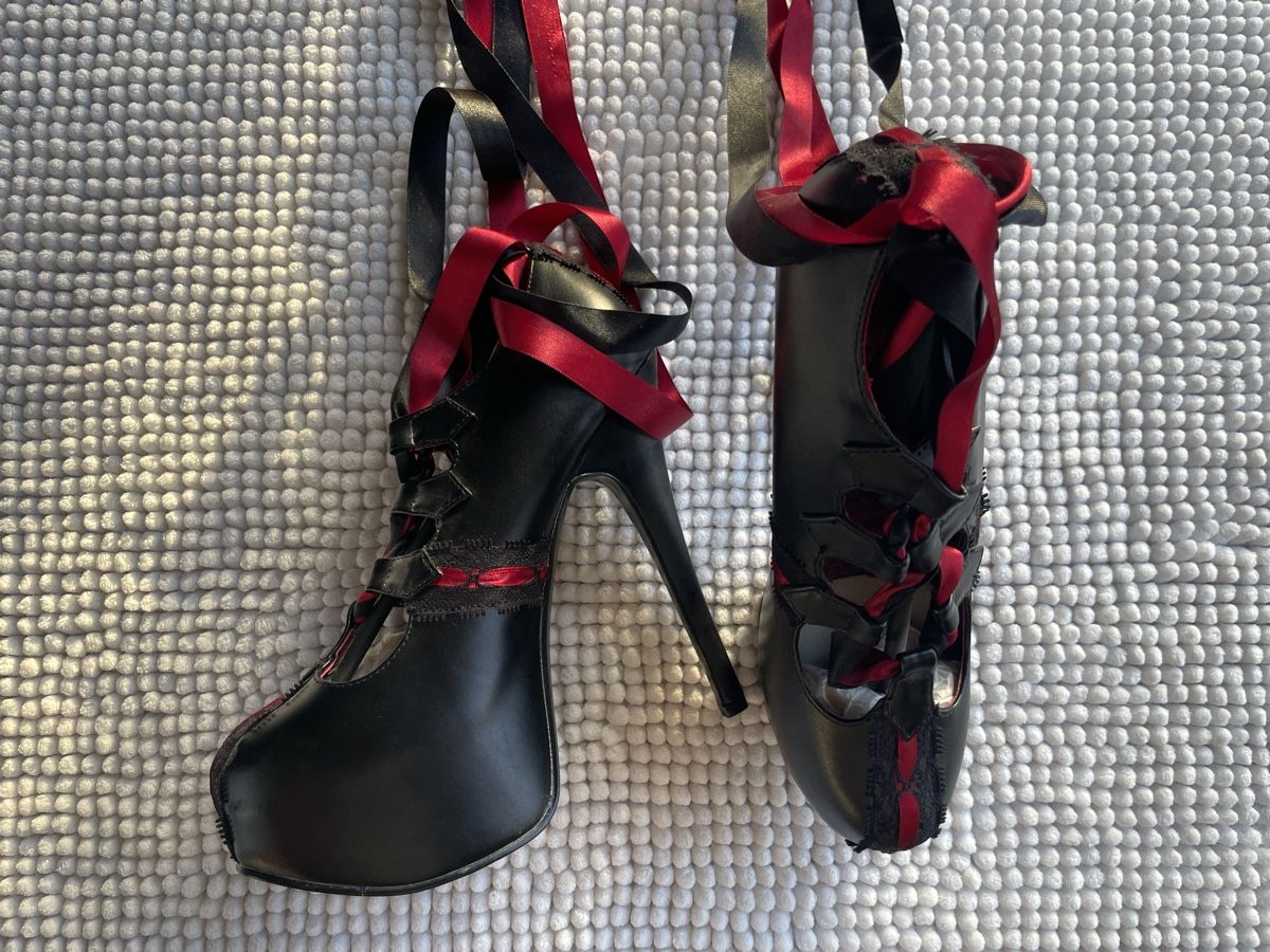 Scarpe da donna: Bordello Plateau High Heels – Nuovo (secondo la descrizione) da Dietikon venduto da MCage 4
