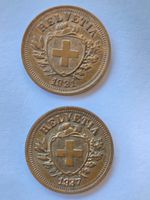 Münze 1 Rappen 1931 1937