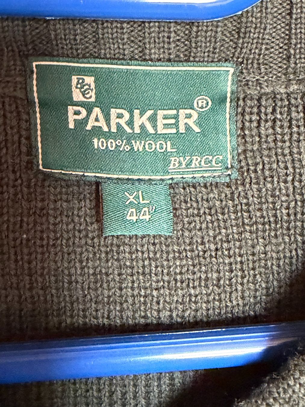 Parker Pullover & Sweatshirts: Pullover Parker 100% Wolle dunkelgrün Grösse XL – Gebraucht aus Brunnenthal von Eco07 1