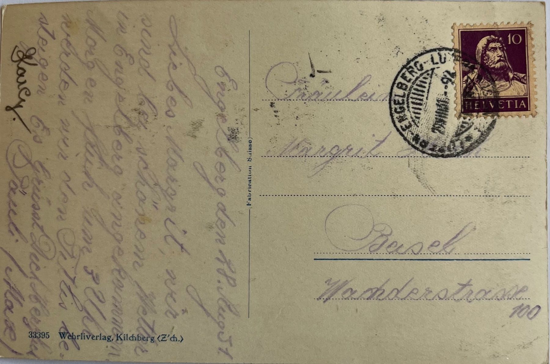 Cartoline postali: Antike Ansichtskarte Engelberg, Titlis – Usato da Eschen venduto da ulr_qys2 1