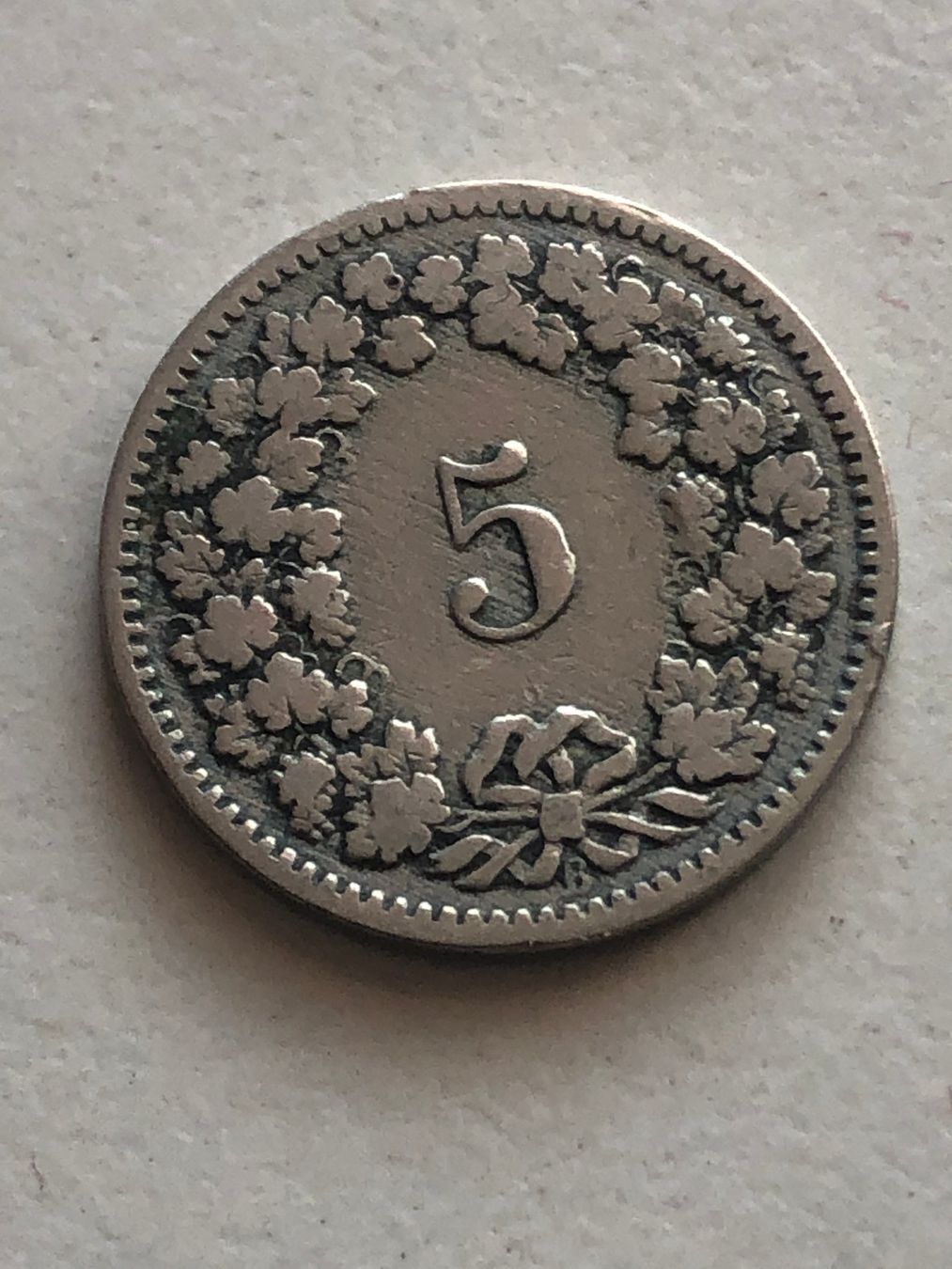 Tutti le monete: 5 Rp. 1891 – Usato da Schötz venduto da Odpa 1