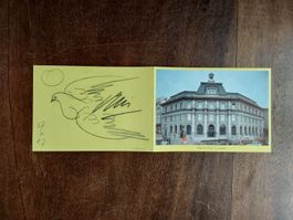 Original Autogrammkarte Erni Hans. 