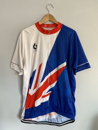 GWELL Velo-Trikot UK-Design Gr. XXXXL atmungsaktiv