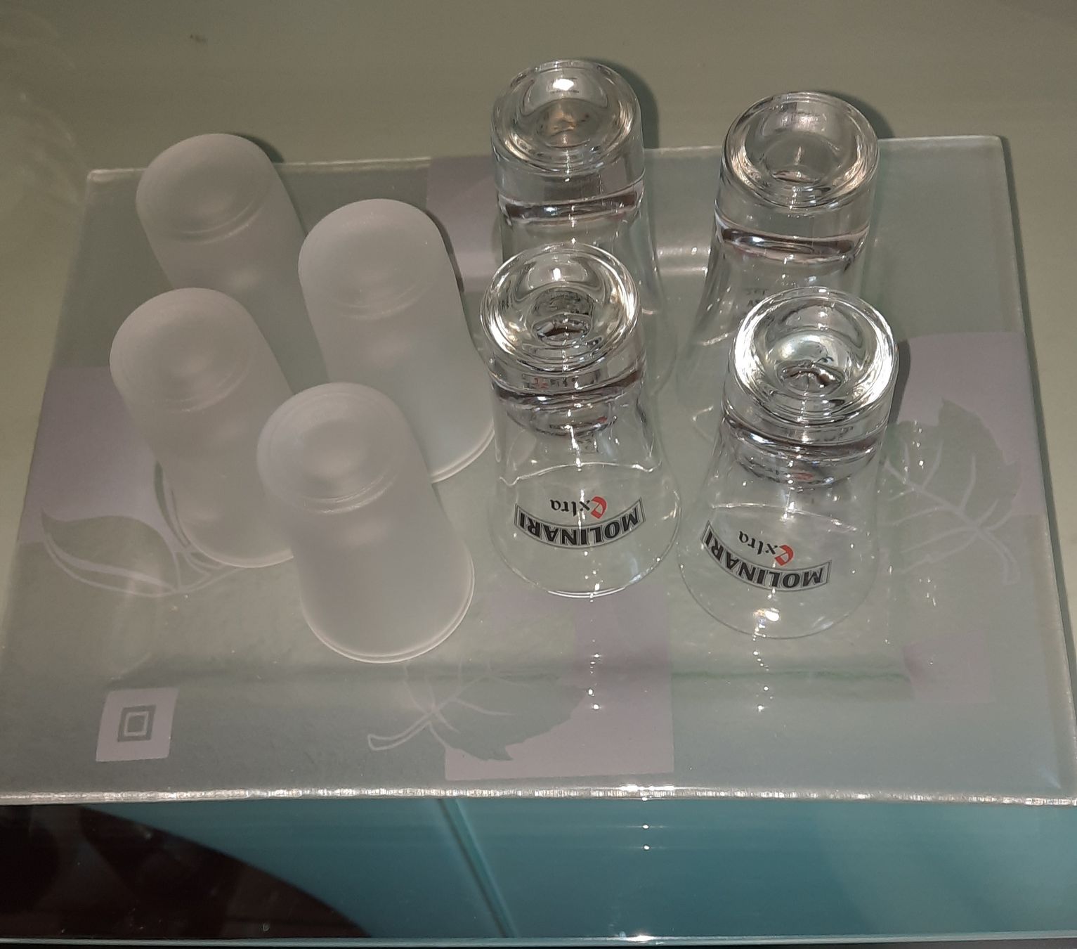Bicchieri: 4 Molinari- und 4 Limoncello-Gläschen – Nuovo (secondo la descrizione) da Adliswil venduto da barblu007