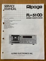 Servicemanual ALPAGE FL-5100 Cassetten Deck