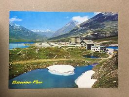 AK Bernina Hospiz Pass Höhe frankiert ungelaufen 1991