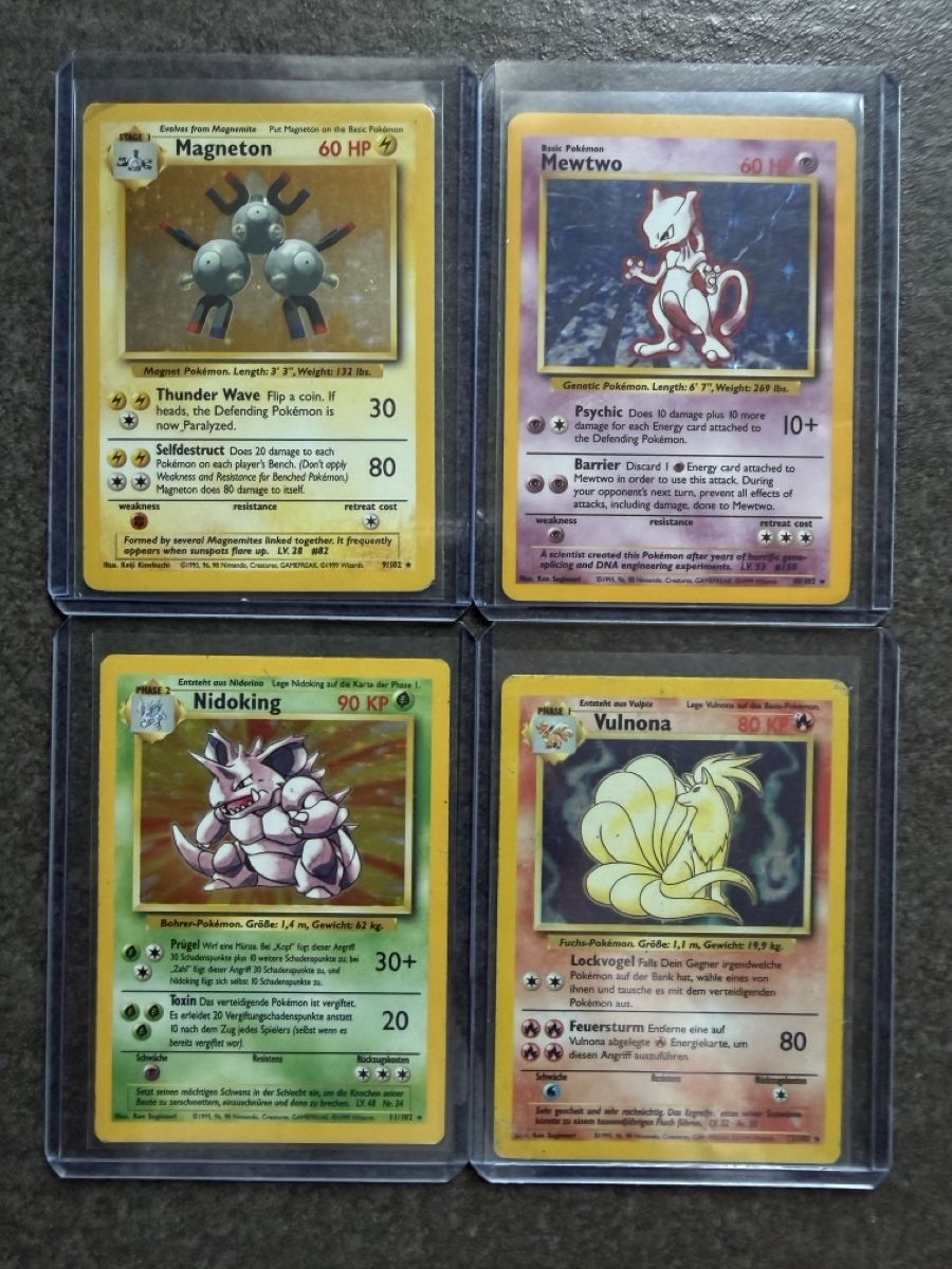 Pokémon Carte collezionabili: Pokemon Base-Set Holos Deutsch Komplett – Usato da Zürich venduto da cENS0R 5