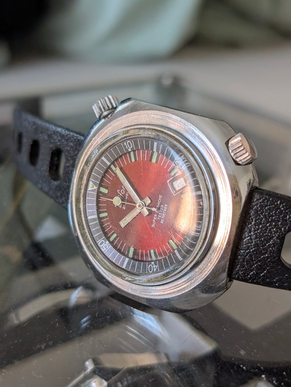 Orologi: Montre de plongée Difor (style Supercompressor) – Usato da Villeneuve VD venduto da Joli_lapin 1