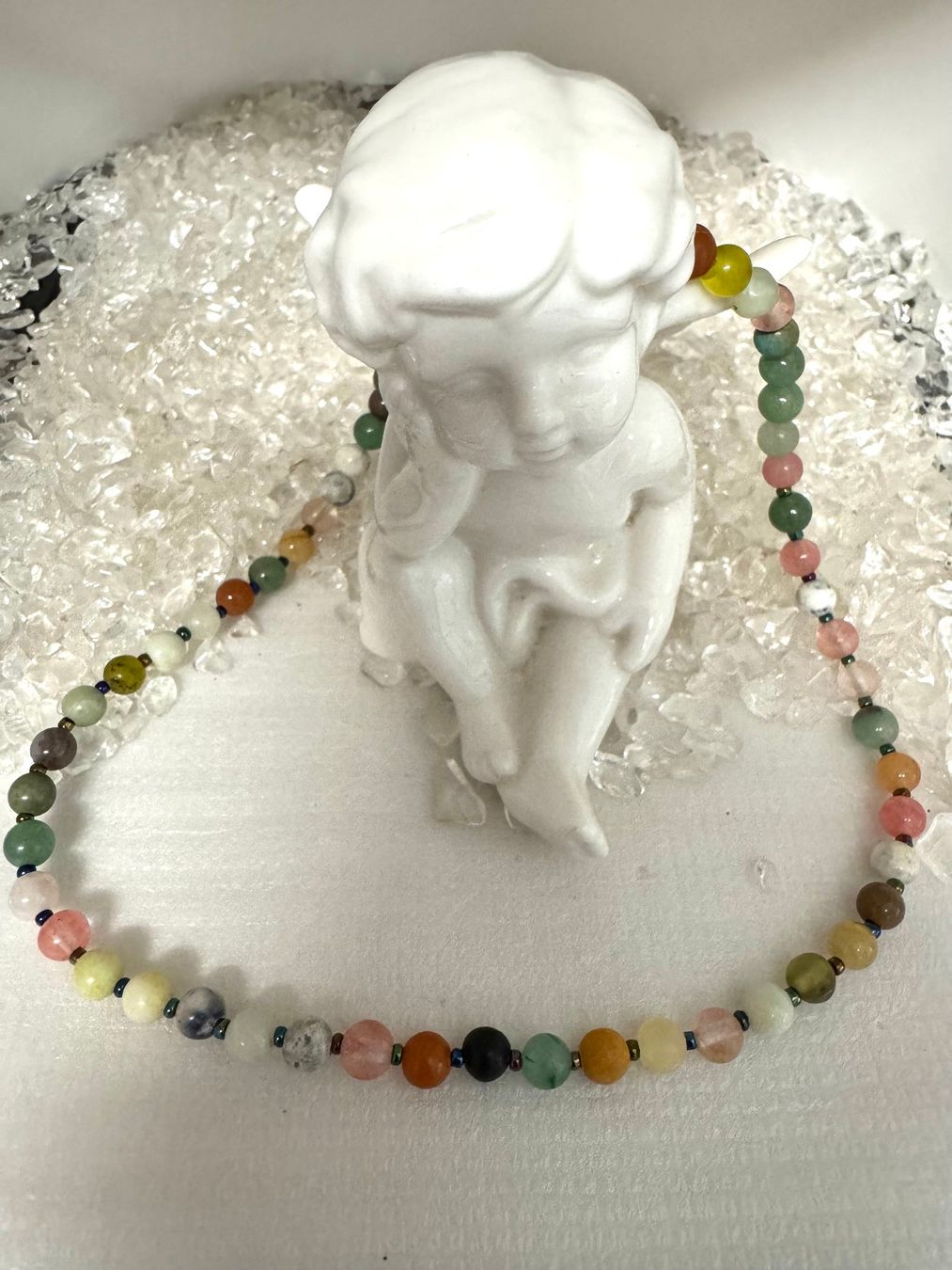 Catenine: Kinderkette verschiedene Edelsteine – Nuovo (secondo la descrizione) da Biberist venduto da tl-schmuck