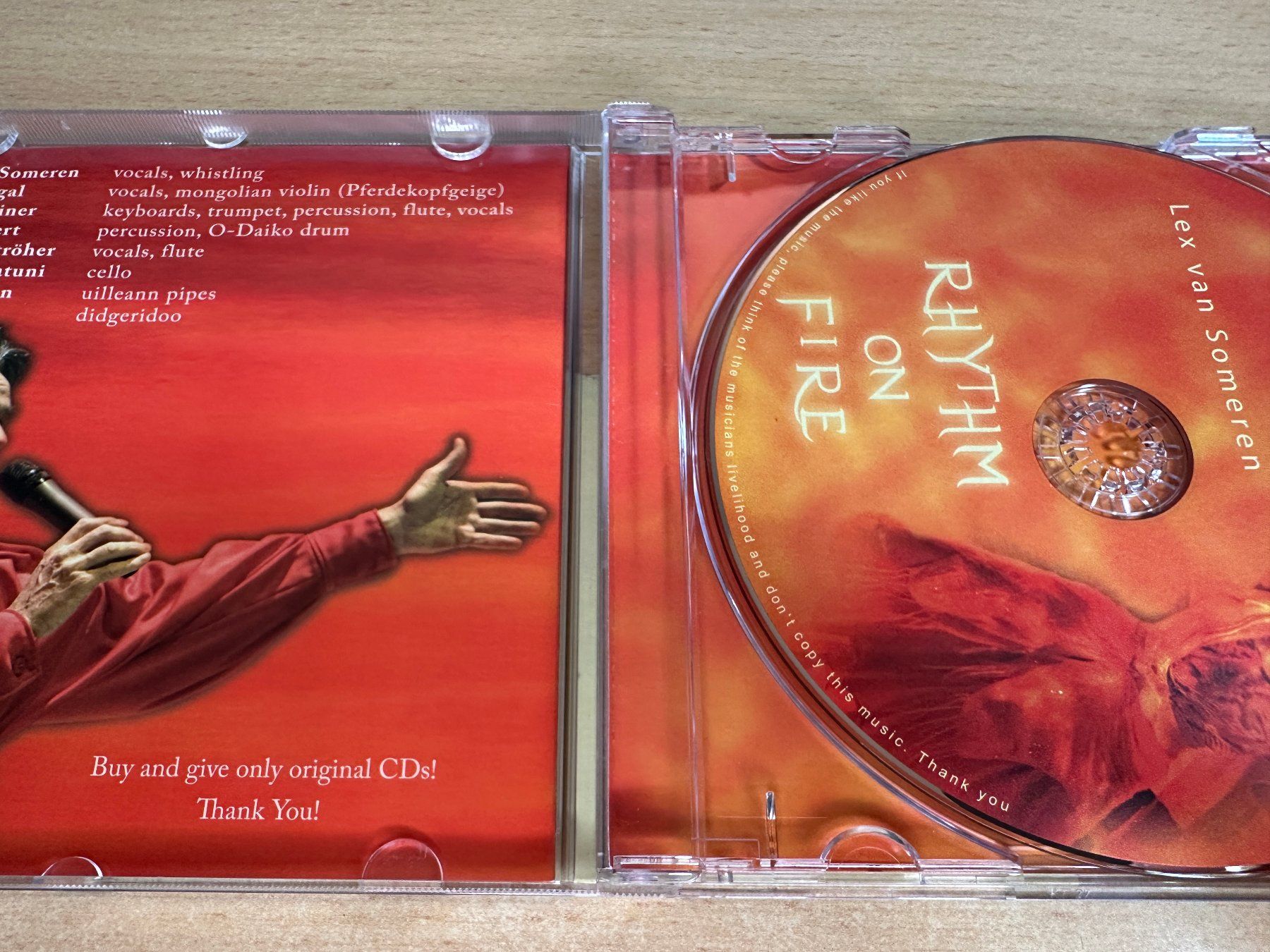 CD: P9 Lex Van Someren – Rhythm On Fire – Usato da Rikon im Tösstal venduto da Alpenmutz 2