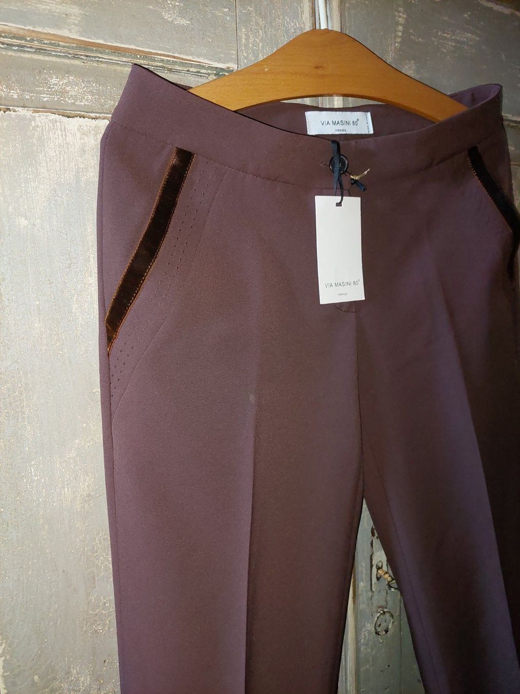 Pantaloni: Via Masini 80 . M608B5 braun 38 – Nuovo e nell'imballaggio originale da Besenbüren venduto da teluride89 1
