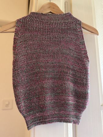 Women Knit Vest Multicolor Size S Good Condition