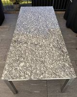 Tischplatte Granit Sea Wave White 220 x 100 x 2 cm