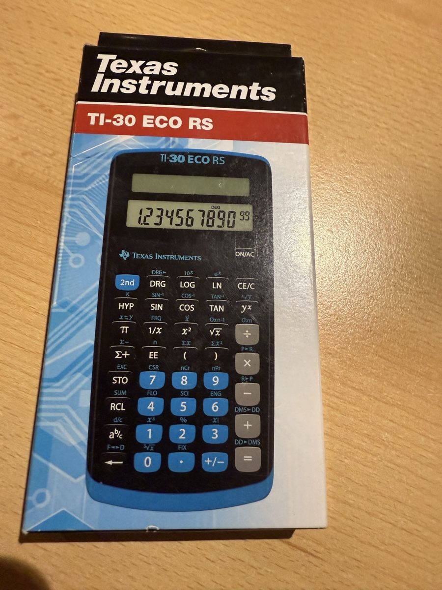 Texas Instruments TI 30 Eco RS Taschenrechner neu (Neu und