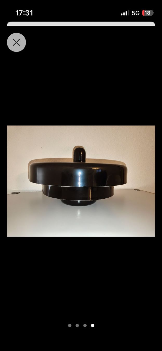 Lampadari & plafoniere: Schwarze Design Lampe, ein echter Hingucker - Neuwertig – Usato da Lausanne venduto da cdimartino 1