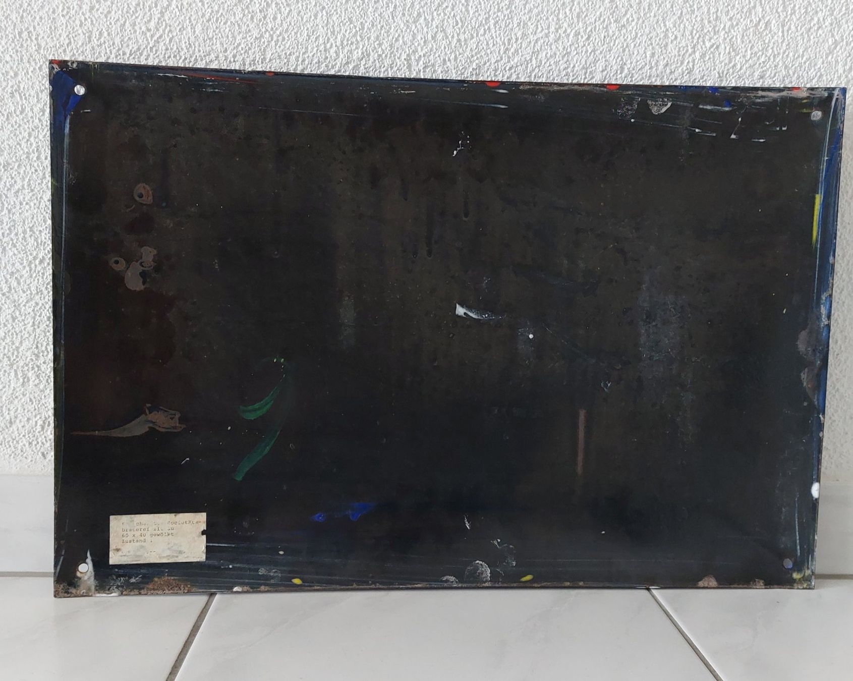 Feldschlösschen Insegne: Emailschild Flaschenbier plaque émaillée – Usato da Schenkon venduto da Elbarto007 7