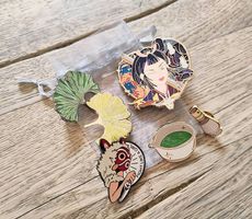 Lot de pin's Voyage au Japon, neufs