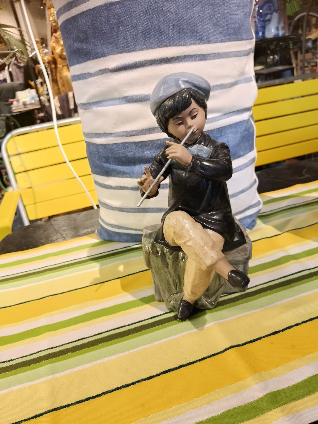 Figuren: Wunderbare SELTENE Nadal GRES Figur Asiatischer Junge spielt – Gebraucht aus Zwingen von inf_2blh 1