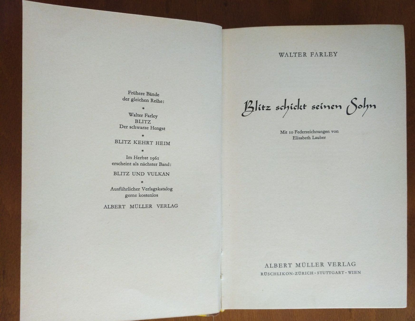 Libri: W. Farley: Blitz schickt seinen Sohn – Usato da Chur venduto da rh86424 1
