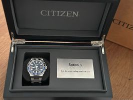 Wunderschöne CITIZEN Black Blue, NB6031-56E, full set