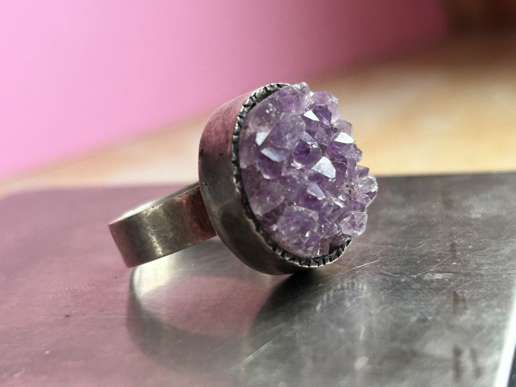 Anelli: Silberring Amethyst Spitzen (60) – Usato da Dittingen venduto da Bijoubelle 9
