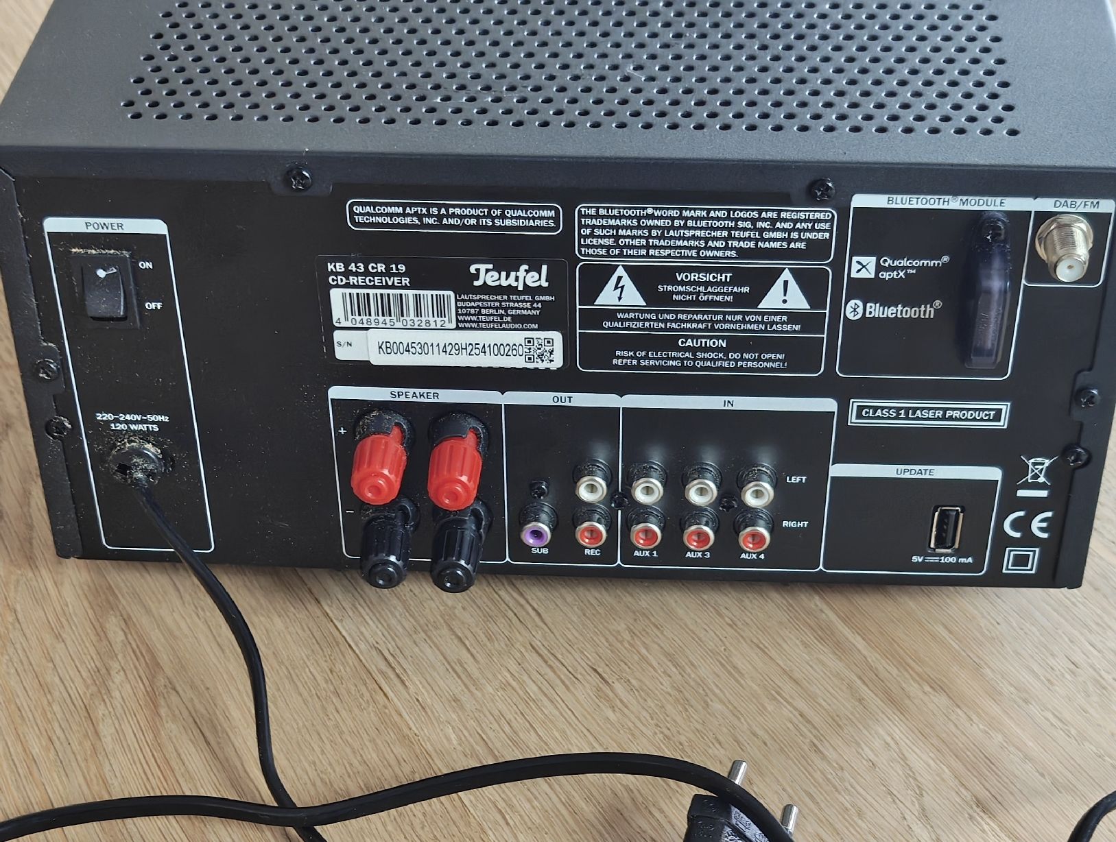 Teufel Ricevitori: Teufel Kombo 43 CD-Receiver mi – Nuovo (secondo la descrizione) da Hünibach venduto da gaenggele247 3