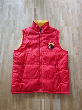 SC Bern (SCB) Wende-Gilet rot / gelb ca. Grösse M retro