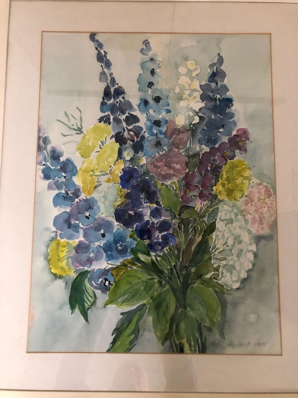 Dipinti: Grosse Aquarell Gemälde Nelli Friedrich – Usato da Lanzenhäusern venduto da vic63 1