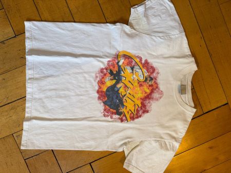 T-shirt blanc football Cristiano Ronaldo graphique