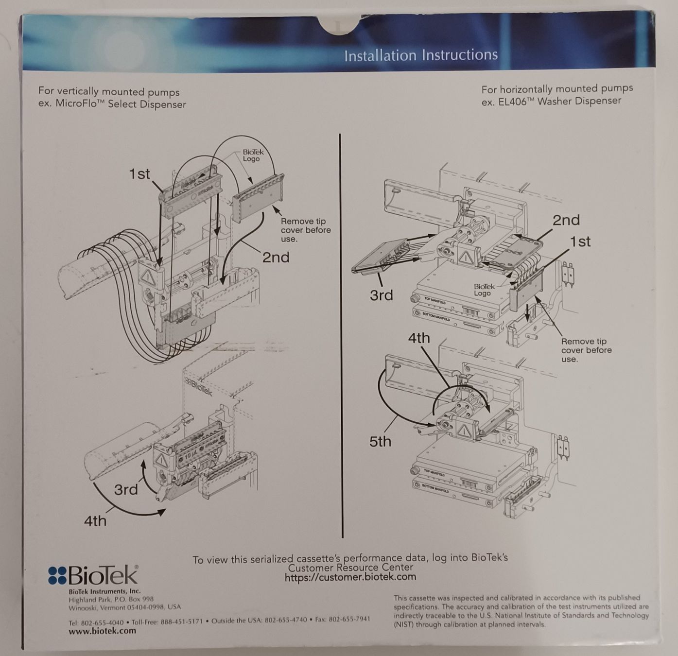 Accessori da laboratorio: Biotek Dispense Cassette 7170011 – Usato da Niederdorf venduto da LeptonAG_Labor 2