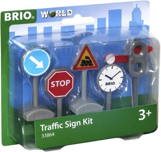 Brio Giocattoli: BRIO 33864 Eisenbahn Verkehrsschilder Set – Nuovo e nell'imballaggio originale da Oensingen venduto da Liquidations-Shop 2