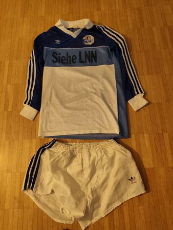 FC Luzern Adidas Trefoil Langarm Trikot Vintage 1980er